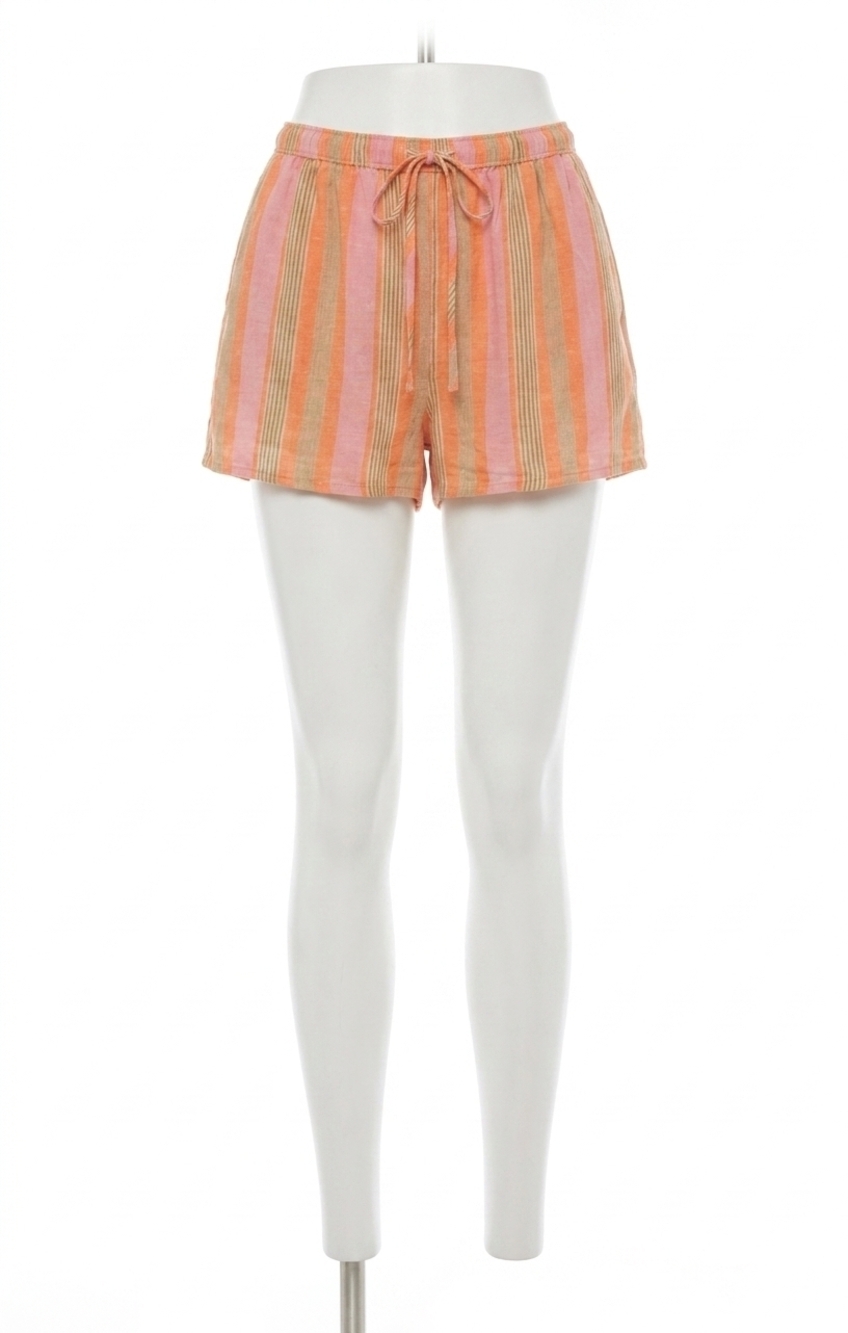 NEW Z SUPPLY the perfect striped short in tiger lily